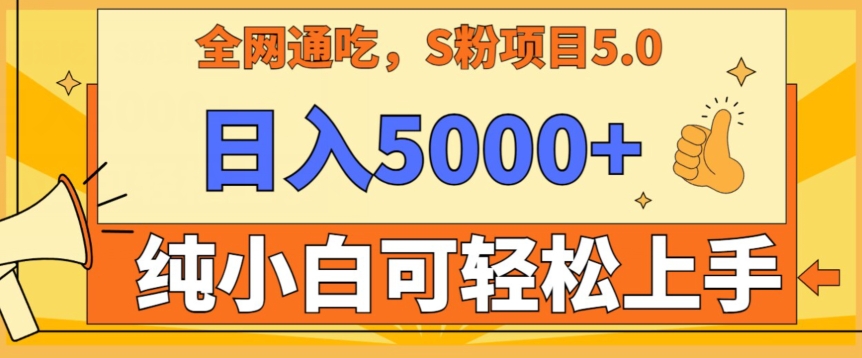 男粉项目5.0，最新野路子，纯小白可操作，有手就行，无脑照抄，纯保姆教学【揭秘】-网创资源吧