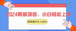 2024最新项目,红娘项目,简单操作轻松日入800+【揭秘】-网创资源吧
