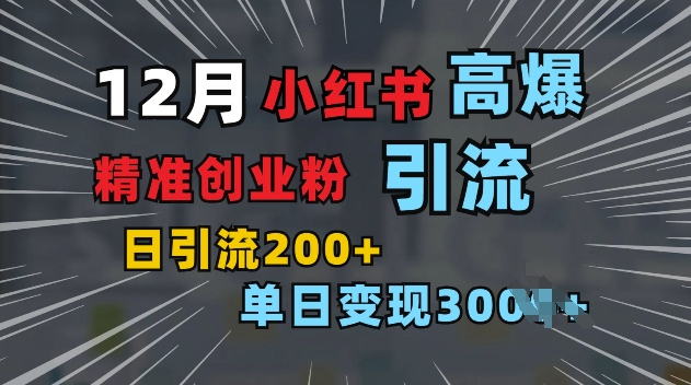 小红书一张图片“引爆”创业粉，单日+200+精准创业粉 可筛选付费意识创业粉【揭秘】-网创资源吧