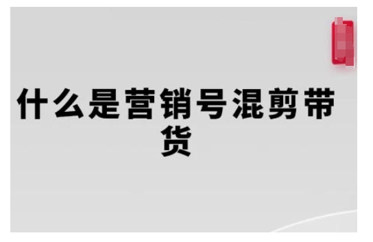 营销号混剪带货，从内容创作到流量变现的全流程，教你用营销号形式做混剪带货-网创资源吧