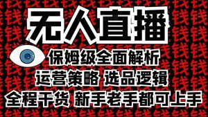 2025无人直播这么做就对了，保姆级全面解析，全程干货，新手老手都可上手-网创资源吧